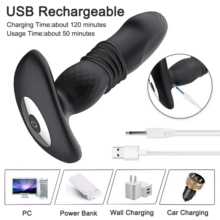 Vibrating Anal Plug Wireless